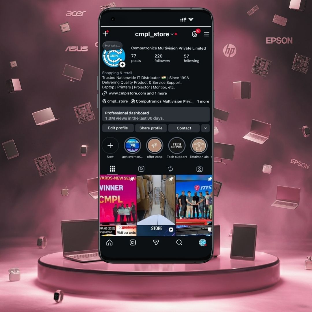 Follow us on Instagram