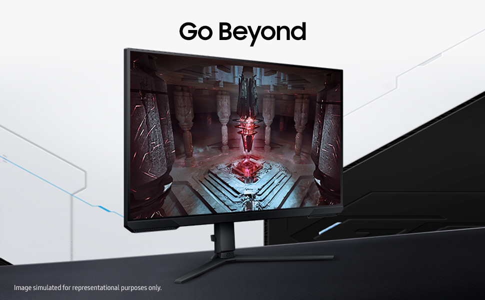 Samsung Odyssey G5 27" S27CG550EW QHD Gaming Monitor – 165Hz, 1ms, HDR10, FreeSync Premium (S27CG550EW)