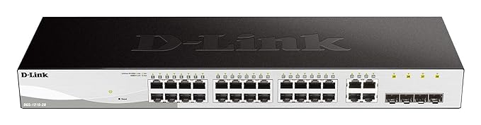 D-Link S-1210-28-24 10/100/1000Base-T ports + 4 P ports Web Smart Switch