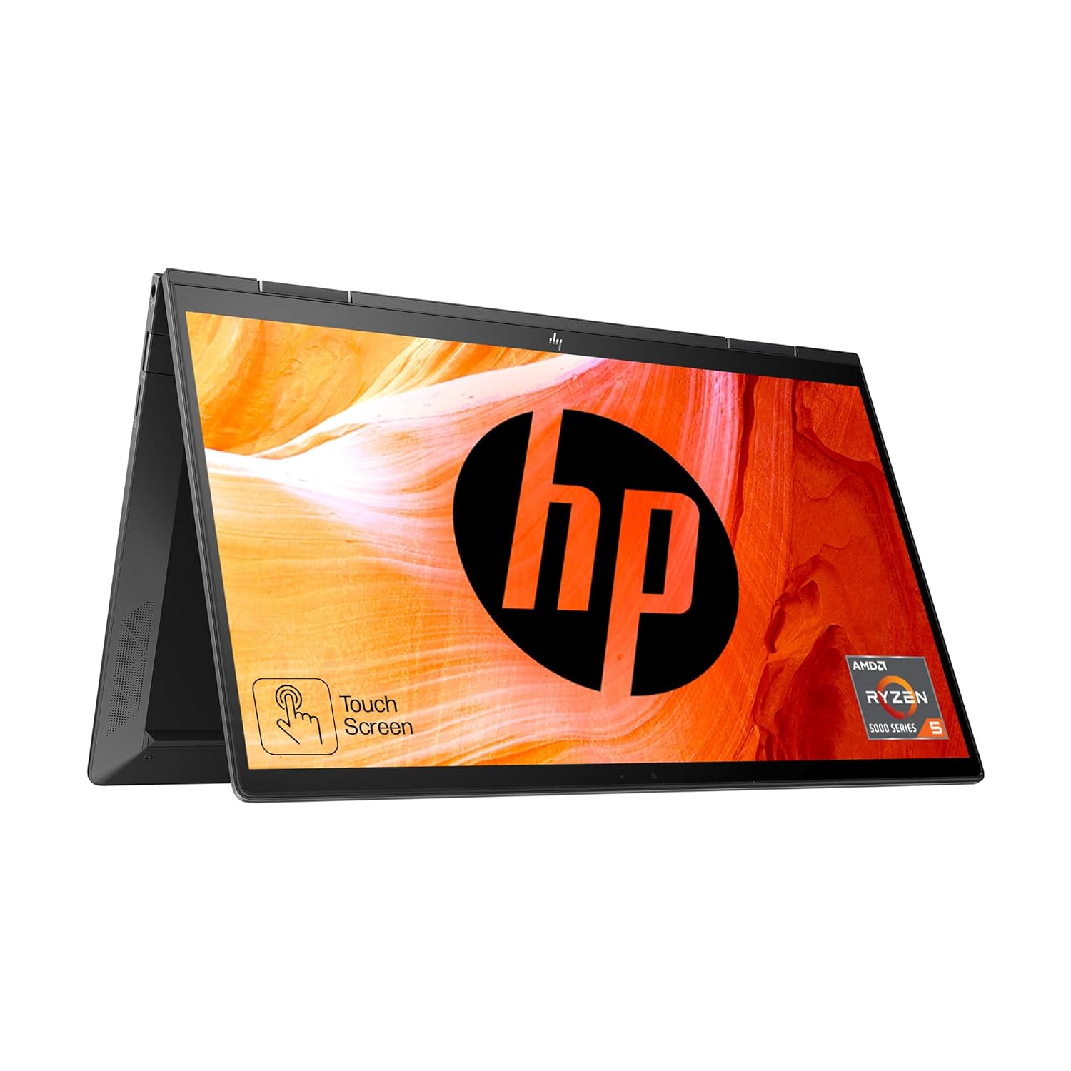 HP Envy x360 13-ay1062AU 2-in-1 Laptop, 13.3" FHD Touchscreen, AMD Ryzen 5 5600U, 8GB RAM, 512GB SSD, B&O Audio, AMD Radeon Graphics, Windows 11, Fast Charge, Alexa, Pen, Fingerprint Reader, 1.32 Kg, Gorilla Glass, 1000 Nits (open box )