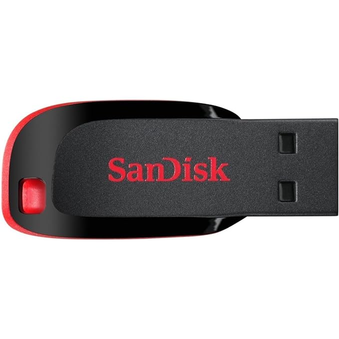 SanDisk Cruzer Blade | 64GB USB 2.0 Flash Drive | Compact, Portable, Durable Design.