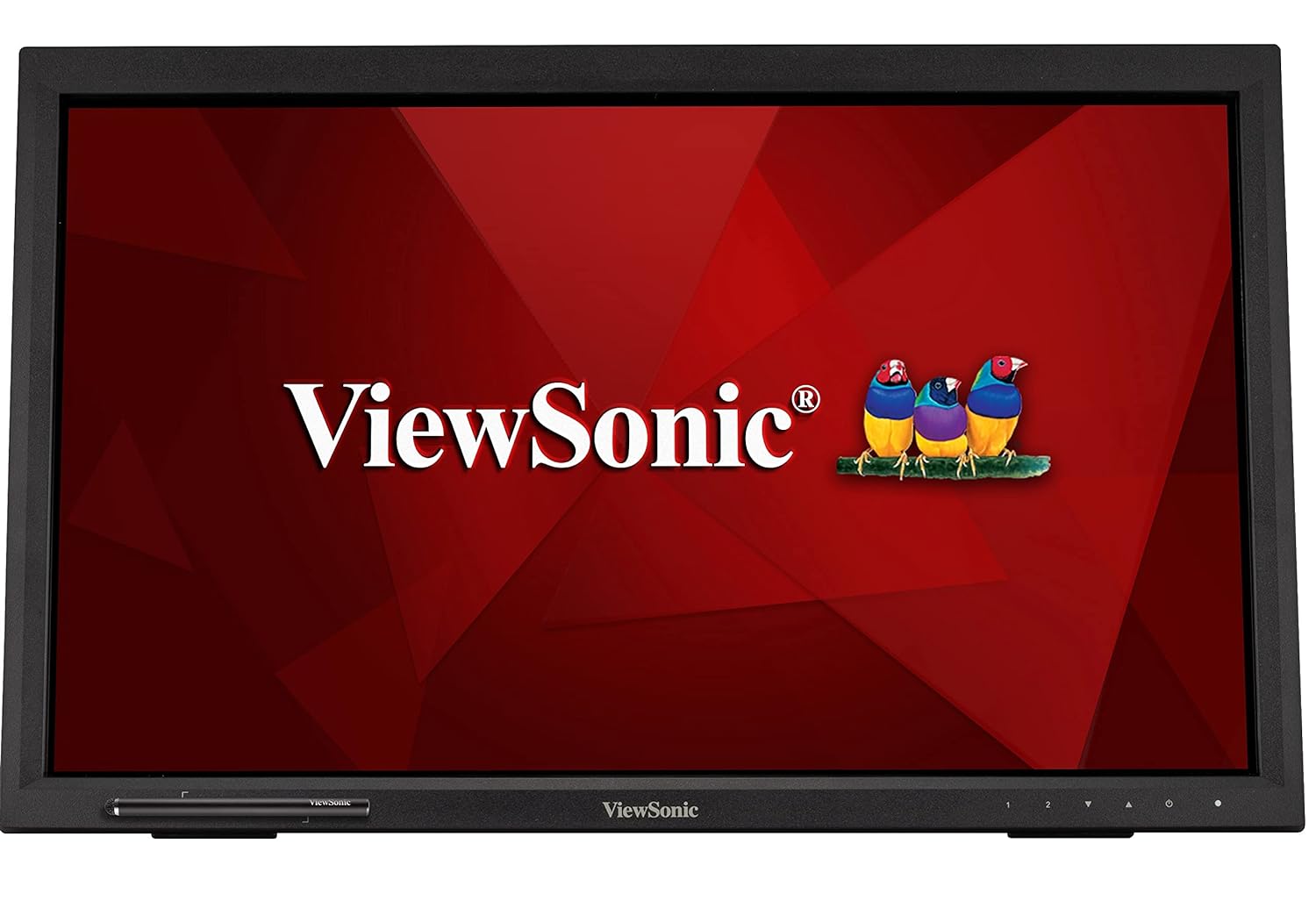 ViewSonic Touch Monitor TD2223 54.61 cm (22") LCD 1920 x 1080 Pixels FHD 1080, IR 10 - Point Touch, 7H Hardness, 75Hz, Dual Speakers, USB 2.0 (Type A x 2 ; Type B x 1), HDMI, DVI, VGA, Black