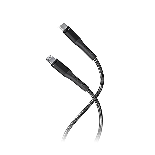 FINGERS Herculean-CL5 Type-C Mobile Cable (World’s Toughest, PD 27W Fast Charging & 480 Mbps Data Transfer, 1m Length)