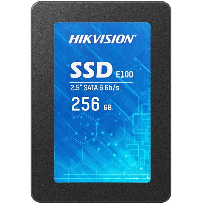 Hikvision E100 256GB 2.5-Inch Internal SSD | SATA 6Gb/s | Up to 550MB/s | 3D NAND TLC