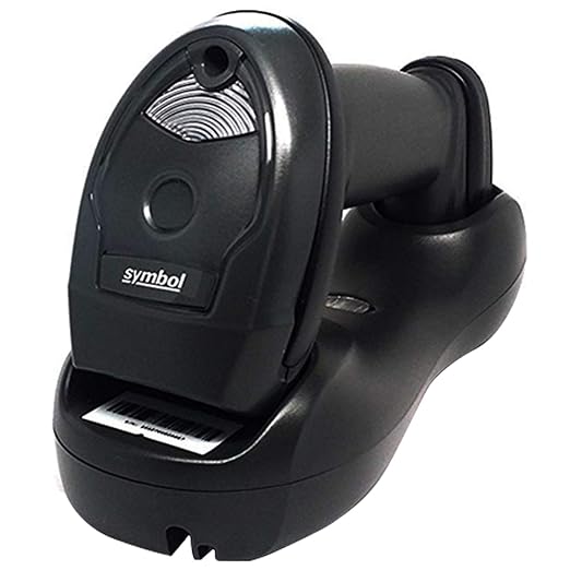 Zebra LI4278 Bluetooth Cordless 1D Barcode Scanner with Cradle and USB Cable - Black (LI4278-TRBU0100ZY)
