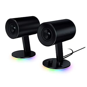Razer Nommo Chroma 2.0 Gaming Speakers for PC – Immersive Sound and RGB Lighting (RZ05-02460100-R3G1)