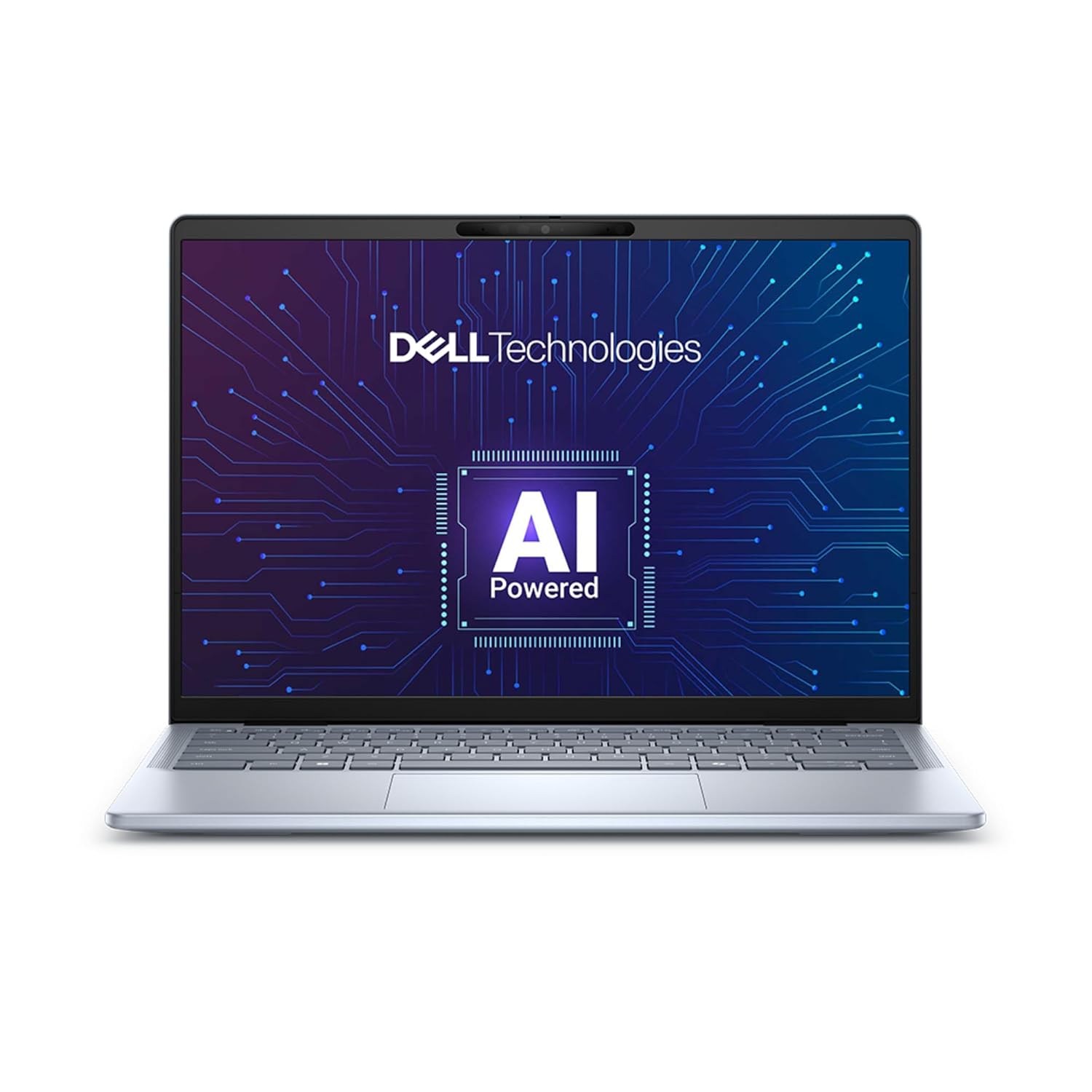 Dell Inspiron 7441 Plus Laptop, Built-in AI Snapdragon X Plus X1P-64-100 10 Core, 16GB LPDDR5X + 512GB SSD, Qualcomm GPU, 14"(35.56cm) 16:10 QHD+ Touch 400 nits, Backlit KB + FPR, Ice Blue, 1.4 kg