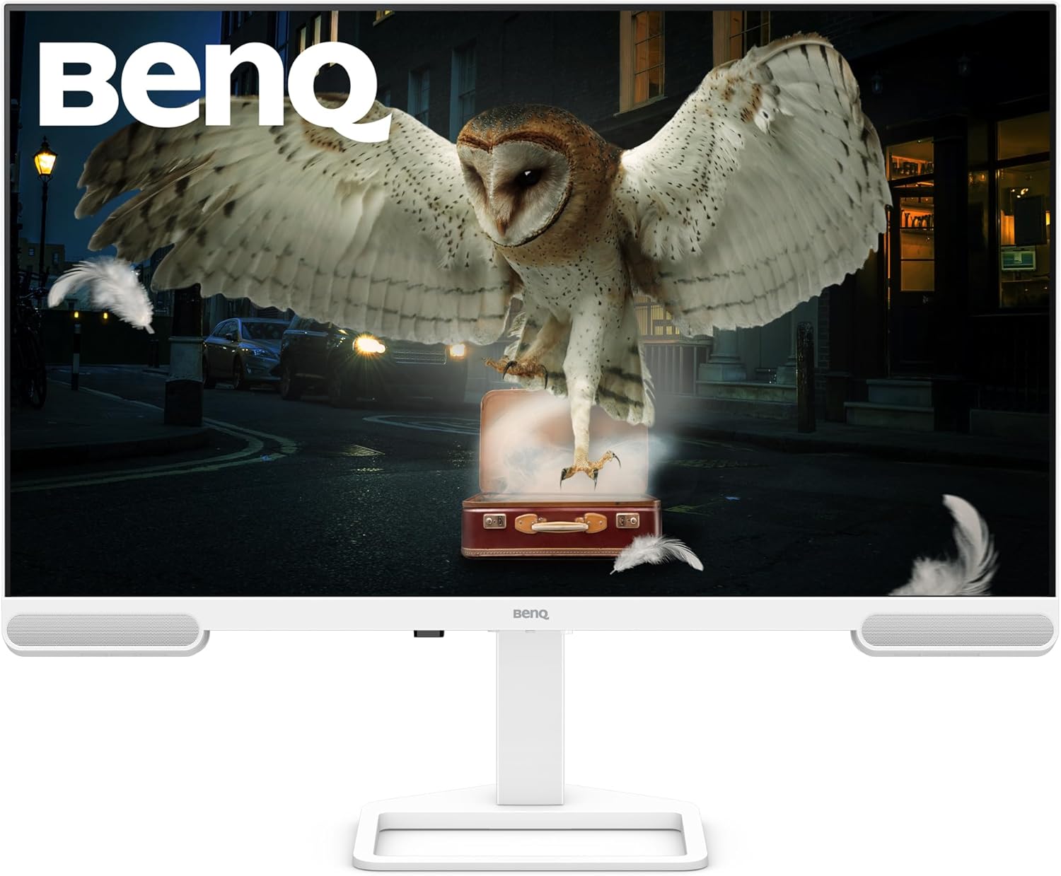 BenQ EW3290U 32” 4K 3840x2160 with 98% P3 Color Coverage, Exclusive AI Contrast, Built-in 2.1 Channel Speakers with woofer, 1 USB Type-C, 3 HDMI Ports, Ergonomic Design, and Eye-Care Technology