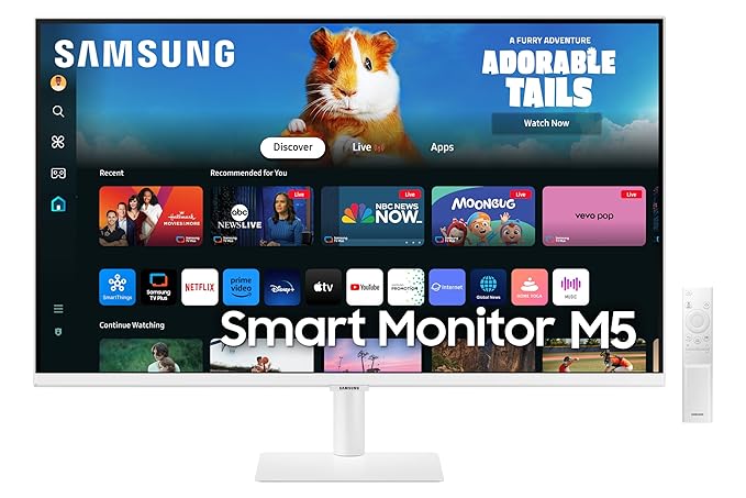 Samsung 32″ M5 Smart Monitor-White