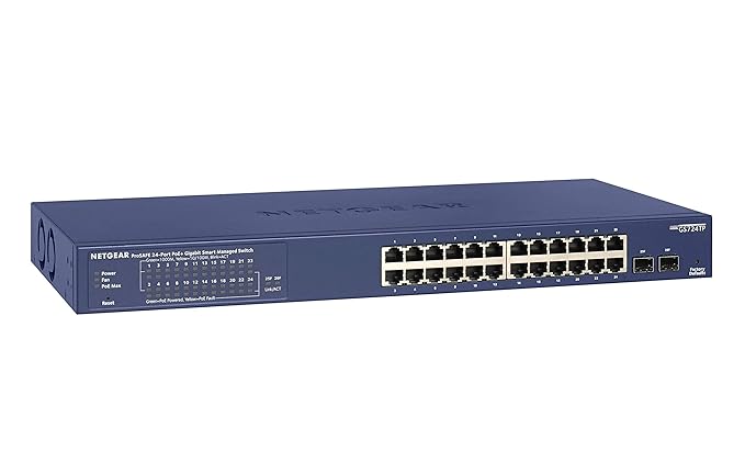 Netgear GS724TP-200INS Gigabit Ethernet Smart Managed Pro Switch