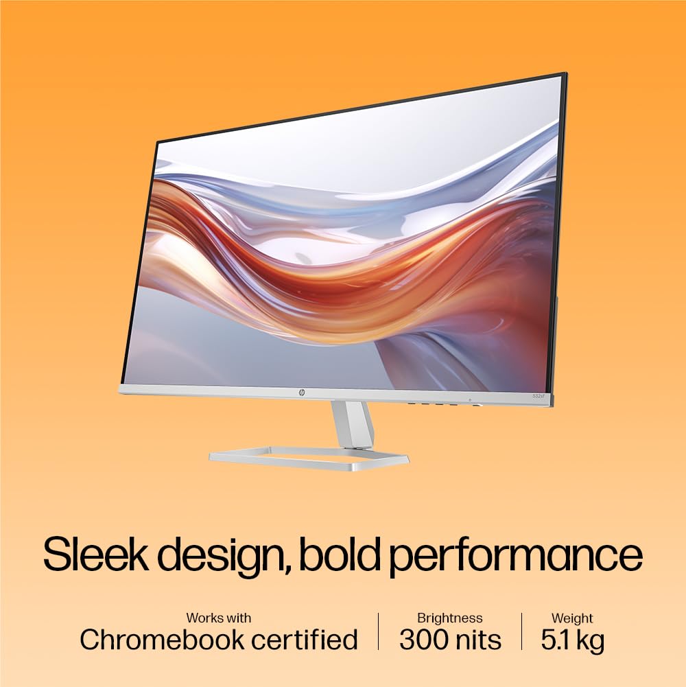 HP Series 5 532sf 31.5" FHD Monitor | 300 Nits | Anti-Glare | Eye Ease | 5.1kg