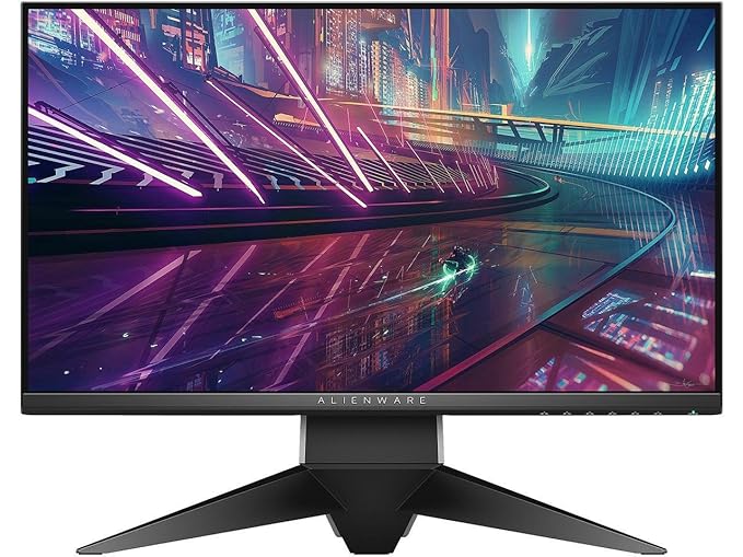 Dell Alienware AW2518Hf 25-Inch Full HD Gaming Monitor | 240Hz | 1ms | IPS Panel | AMD FreeSync | HDMI & DP | Adjustable Stand | Black | Box Damaged