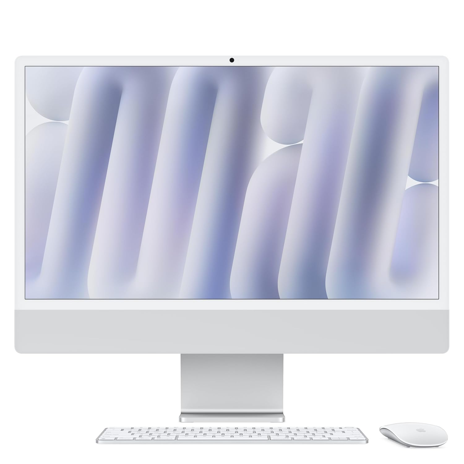 Apple iMac MD3H4HN/A | 24-inch Retina 4.5K Nano-Texture Glass | Apple M4 | 10‑Core CPU | 10‑Core GPU | 16GB RAM | 256GB SSD | Silver