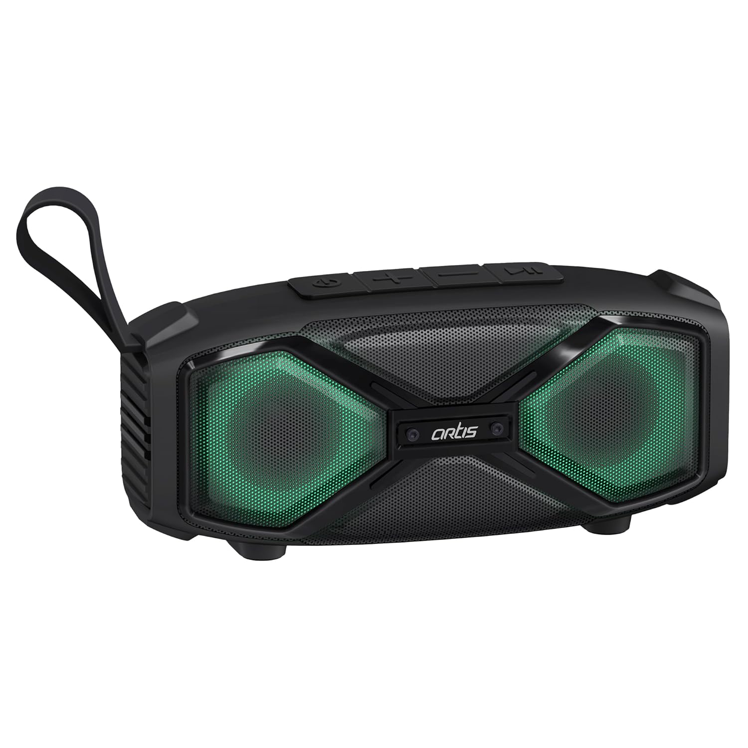 Artis SoundMax 200 Wireless Bluetooth Speaker (14W RMS) with USB, FM, TF Card & Hands-Free Calling – Black