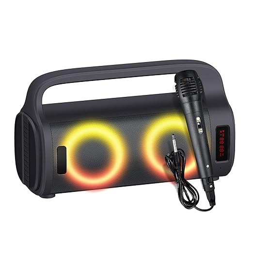 Artis SoundMax 400 18W Wireless Bluetooth Speaker with USB, FM, TF Card, AUX & Wired Mic – Black