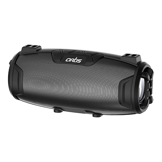 Artis BT36 Wireless Bluetooth Speaker |(16W RMS) with USB| FM|TF Card|AUX| Wired Mic & Shoulder Strap |Black