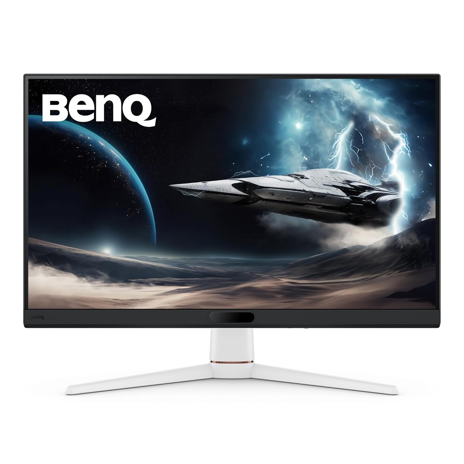 BenQ MOBIUZ EX271 27” FHD 180Hz Gaming Monitor, 1ms GtG, AMD FreeSync, DP 1.2, HDMI 2.0, USB Hub, 95% P3, Game Optimized Color, 2.5Wx2 Speakers, VESA Display HDR400 (White)