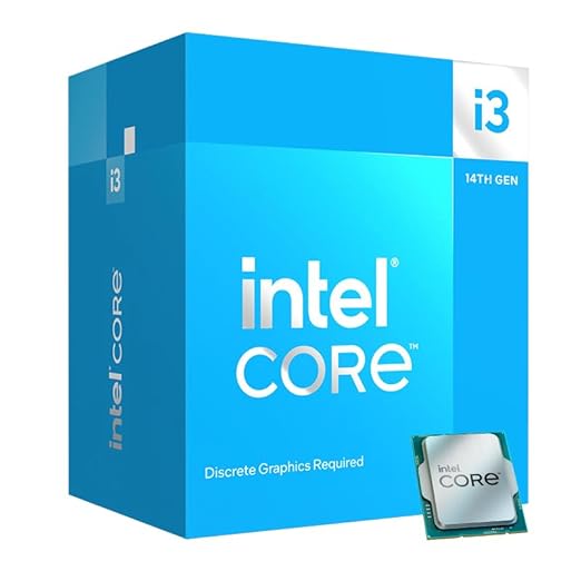 Intel Core i3-14100F | 14th Gen Desktop Processor | 4 Cores | Up to 4.7GHz | LGA1700 Socket | No Integrated Graphics