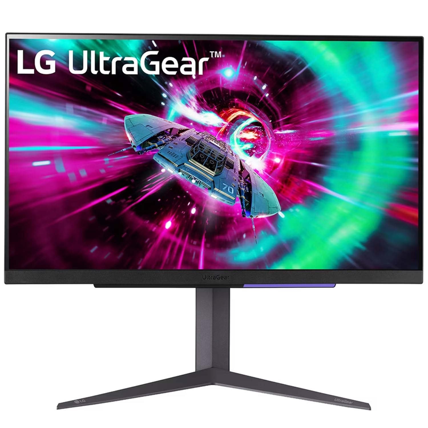 LG 27" Ultragear 4K UHD (3840x2160) IPS Gaming Monitor 27GR93U, 1ms, 144Hz, VESA DisplayHDR 400, DCI-P3 95% (Typ.), NVIDIA G-SYNC, AMD FreeSync Premium, HDMI, DP, HP Out, Tilt/Height/Pivot, Black