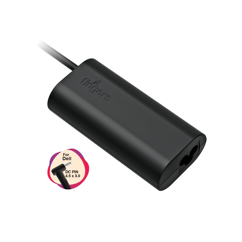 FINGERS FL-65W Laptop Power Adapter with 65 W Fast Charging