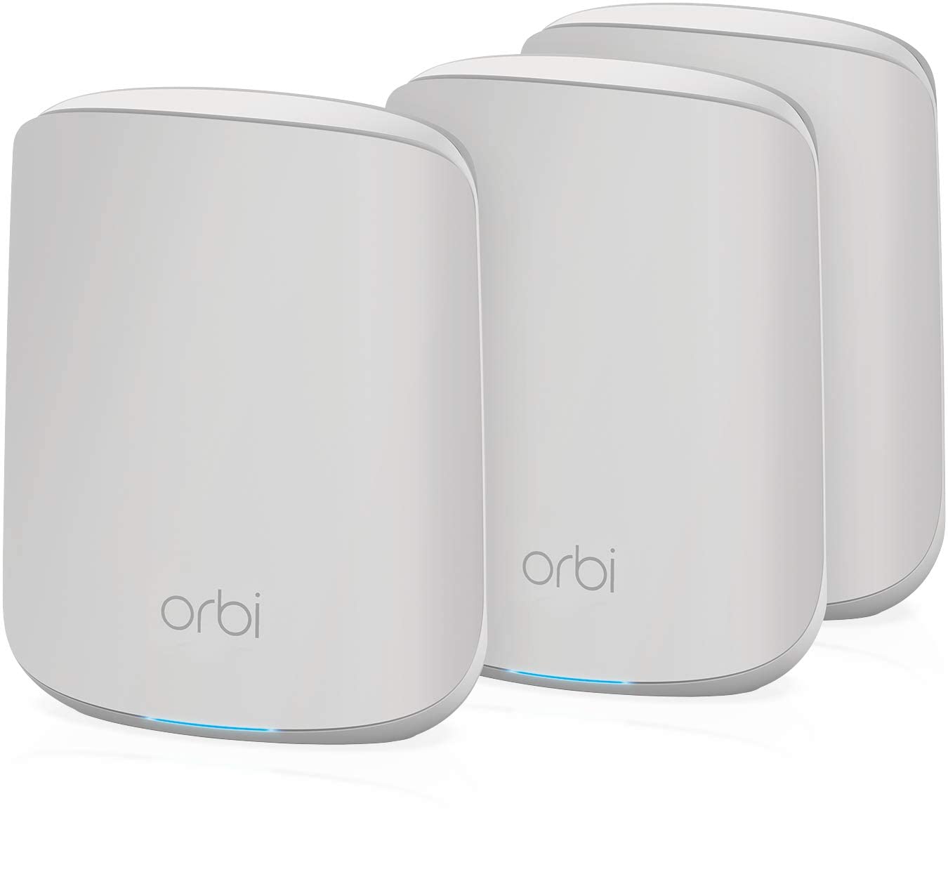 Netgear Orbi RBK353 AX1800 WiFi 6 Mesh System – Dual Band Router with 2 Satellite Extenders, Covers up to 4,000 sq. ft. & Supports 30+ Devices