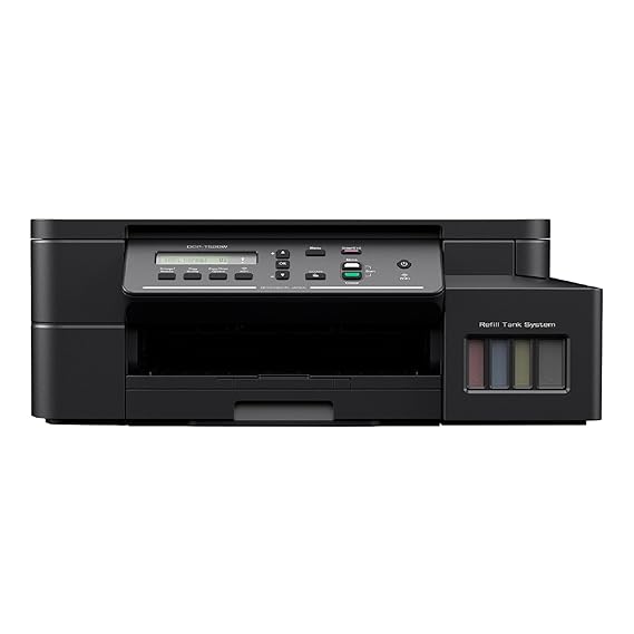 Brother Ink Tank DCP-T525W (Print Scan Copy) WiFi Printer | 128 MB Memory | Print Up to 15K Pages in Black and 5K in Color Each for (CMY) | Get an Extra Black Ink Bottle | Free Installation