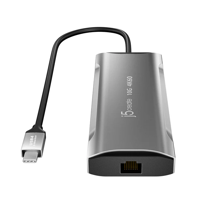 JCD392 4K60 Elite USB-C® Travel Dock | 10Gbps | HDMI 4K@60Hz | 100W PD | Gigabit Ethernet | Aluminum Compact Design