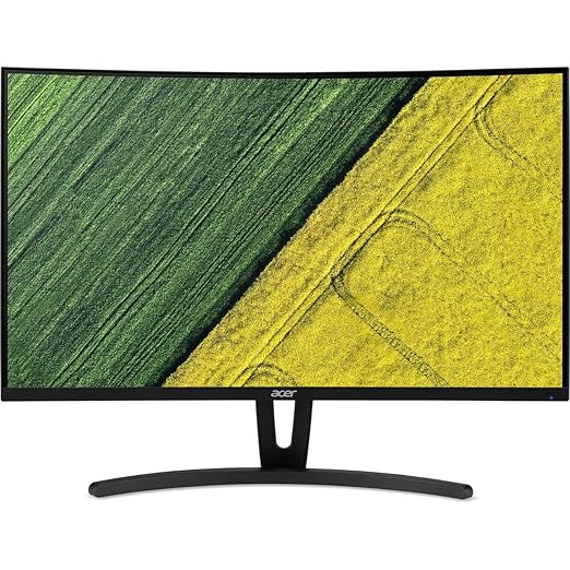 Acer ED273 Abidpx 27" Curved Full HD 1920 x 1080 Monitor with AMD FreeSync Technology | DisplayPort HDMI DVI Ports