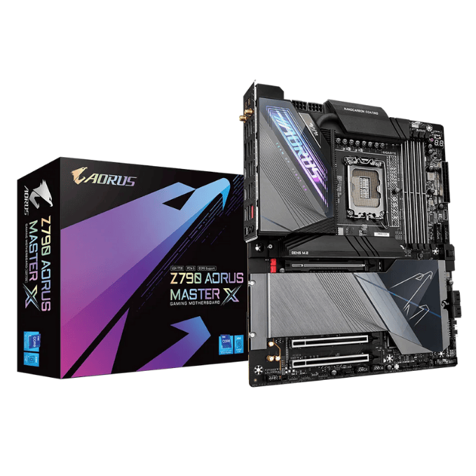 Z790 AORUS MASTER X LGA 1700 Intel ATX Gaming Motherboard | DDR5, PCIe 5.0, WiFi 6E, 2.5GbE LAN, RGB Fusion
