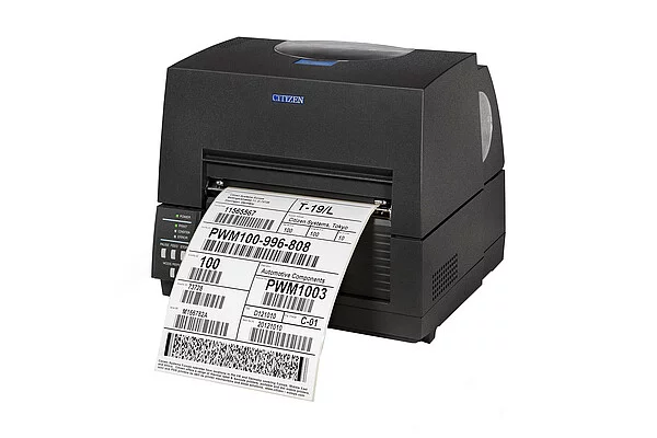 Citizen CL-S6621XL Wide Label Printer | 6-inch Thermal Transfer & Direct Thermal | 203 dpi | Extra-Length Industrial Barcode Printer for High-Volume Logistics & Manufacturing