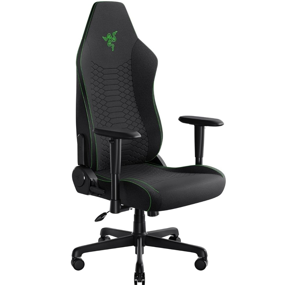 Razer Iskur V2 X Ergonomic Gaming Chair (Built-in Lumbar Support, 152° Recline, 2D Armrests, High-Density Foam) – Black (RZ38-05310100-R3UA)