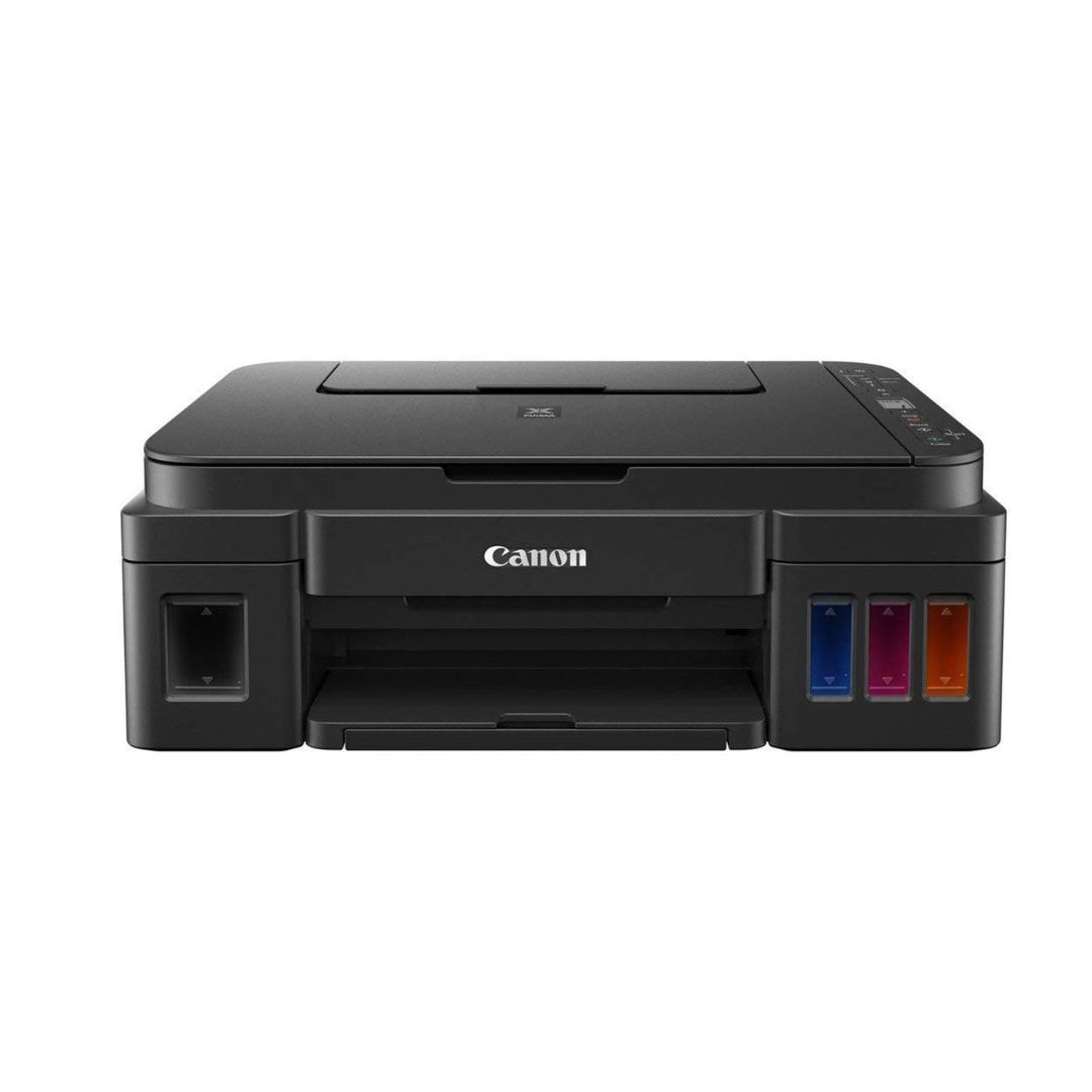 [NEW LAUNCH] Canon Pixma G3012 All-in-One Wireless Ink Tank Colour Printer, Print Scan Copy, Wi-Fi USB Connectivity, 4800x1200 dpi, 8.8 ipm Black, 5 ipm Colour, GI-790 Ink, Black