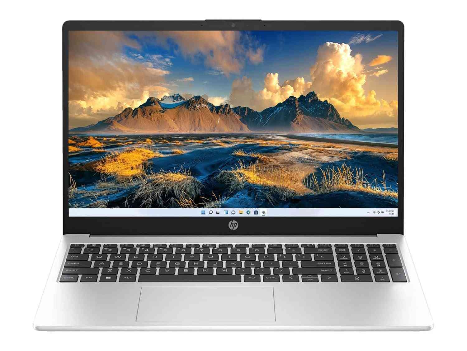 HP 255R G10 Business Laptop PC, AMD Ryzen 3 Processor, 8GB DDR5 RAM, 512GB SSD, 15.6 Inch FHD Display, AMD Radeon 660M Graphics, FreeDOS 3.0, Silver, C8HS6AT / C8HS5AT