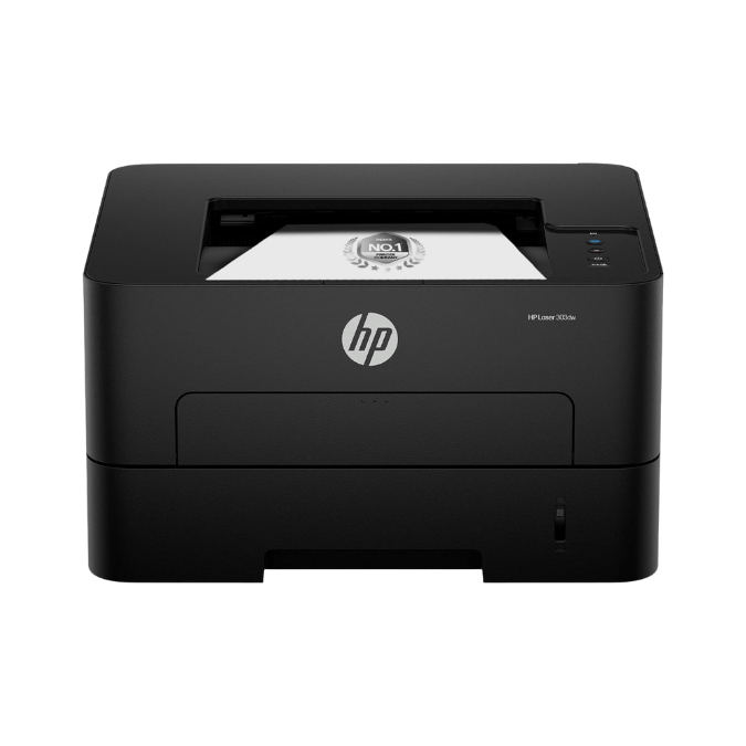 HP 303dw Laser Printer, Auto Duplex WiFi Printer, 30 PPM Monochrome, 256MB Memory, USB 2.0, High Speed Office Printer