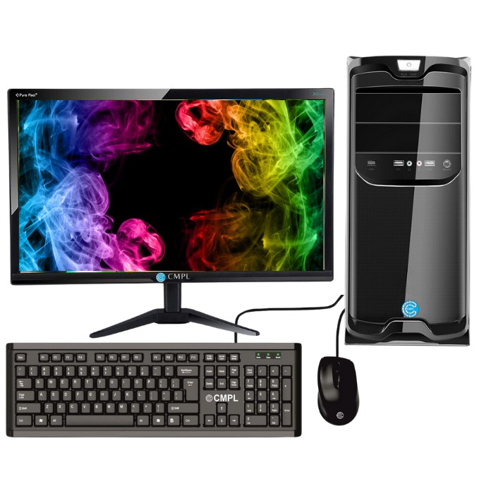 CMPL Gold i5-12400 | H610 | 32GB RAM | 1TB SSD | 1TB HDD | Windows 11 Pro | Wi-Fi | 21.5" IPS Display | Tower | 3-Year Warranty