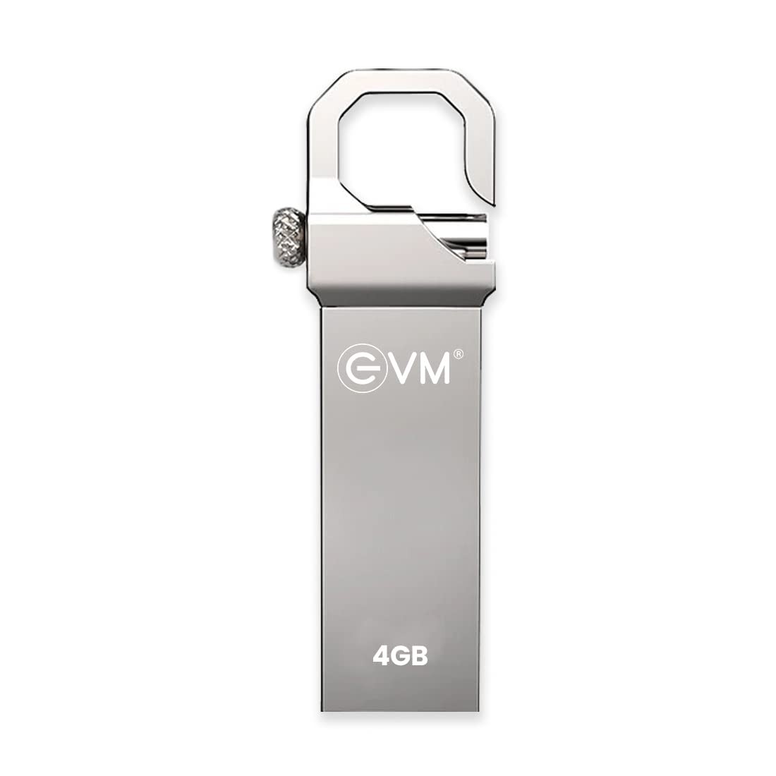 EVM EnStore 4GB USB 2.0 Durable Metal Flash Drive | Dependable 15MB/s Read| Rugged Metal Body | Seamless Plug & Play | Laptop Desktop Car Stereo Set-Top Box | 10 Years Warrant