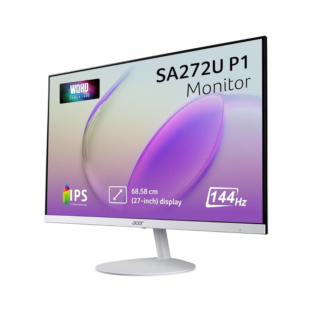 Acer SA272U P1 27 Inch WQHD 2560×1440 IPS Monitor|144Hz Refresh Rate @ 12900 ALL