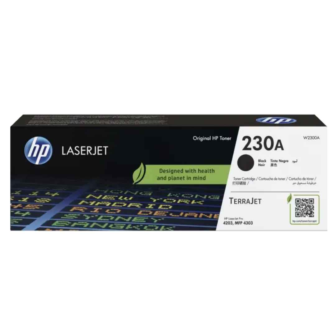 HP 230A Black Original LaserJet Toner Cartridge (W2300A)