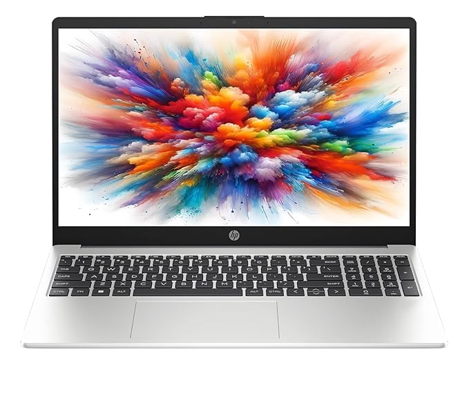 HP 250R G10 D2HA9AT | 14th Gen Intel Core 3 Laptop | 8GB RAM | 512GB SSD | 15.6 Inch FHD Display | Windows 11 Pro oem | Silver