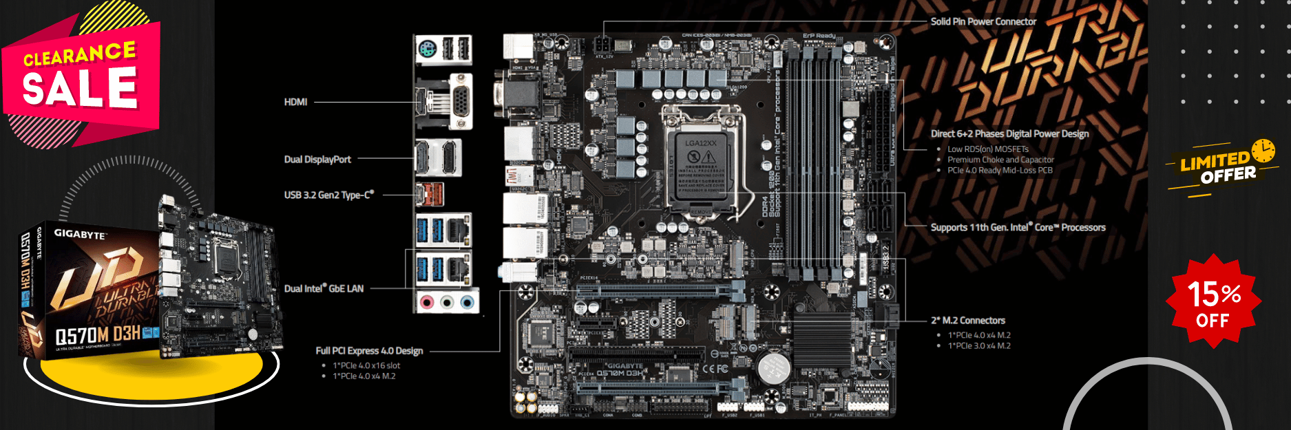 Gigabyte Q570M D3H